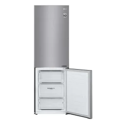 LG Réfrigérateur 12 pi3 24 po Argent platine Congélateur en bas - LBNC12231V