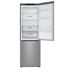 LG Réfrigérateur 12 pi3 24 po Argent platine Congélateur en bas - LBNC12231V
