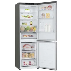 LG Réfrigérateur 12 pi3 24 po Argent platine Congélateur en bas - LBNC12231V