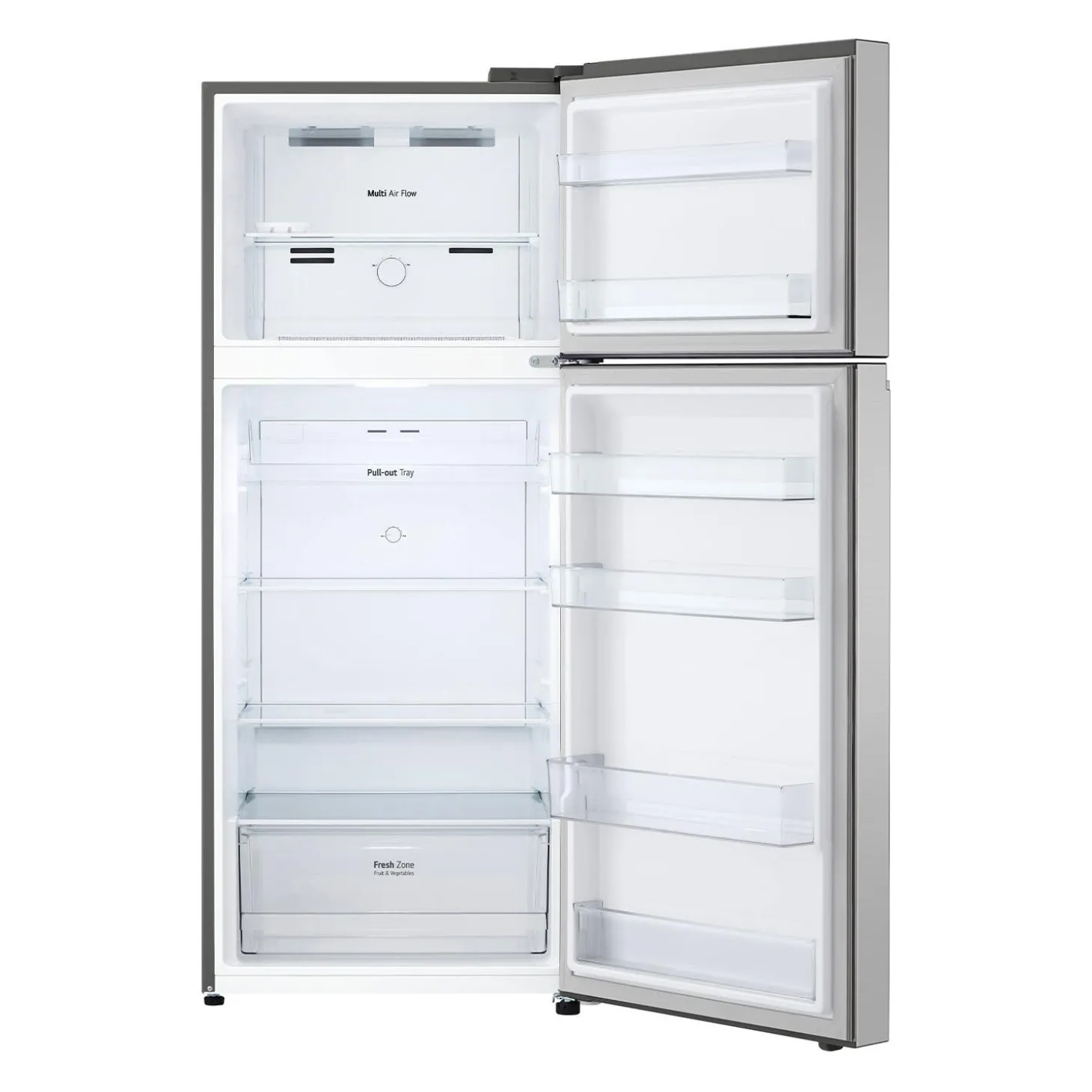 LG Réfrigérateur 11,9 pi3 27 po Argent platine Congélateur en haut - LT13C2000V
