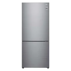 LG Réfrigérateur 15 pi3 28 po Argent platine Congélateur en bas - LBNC15251V