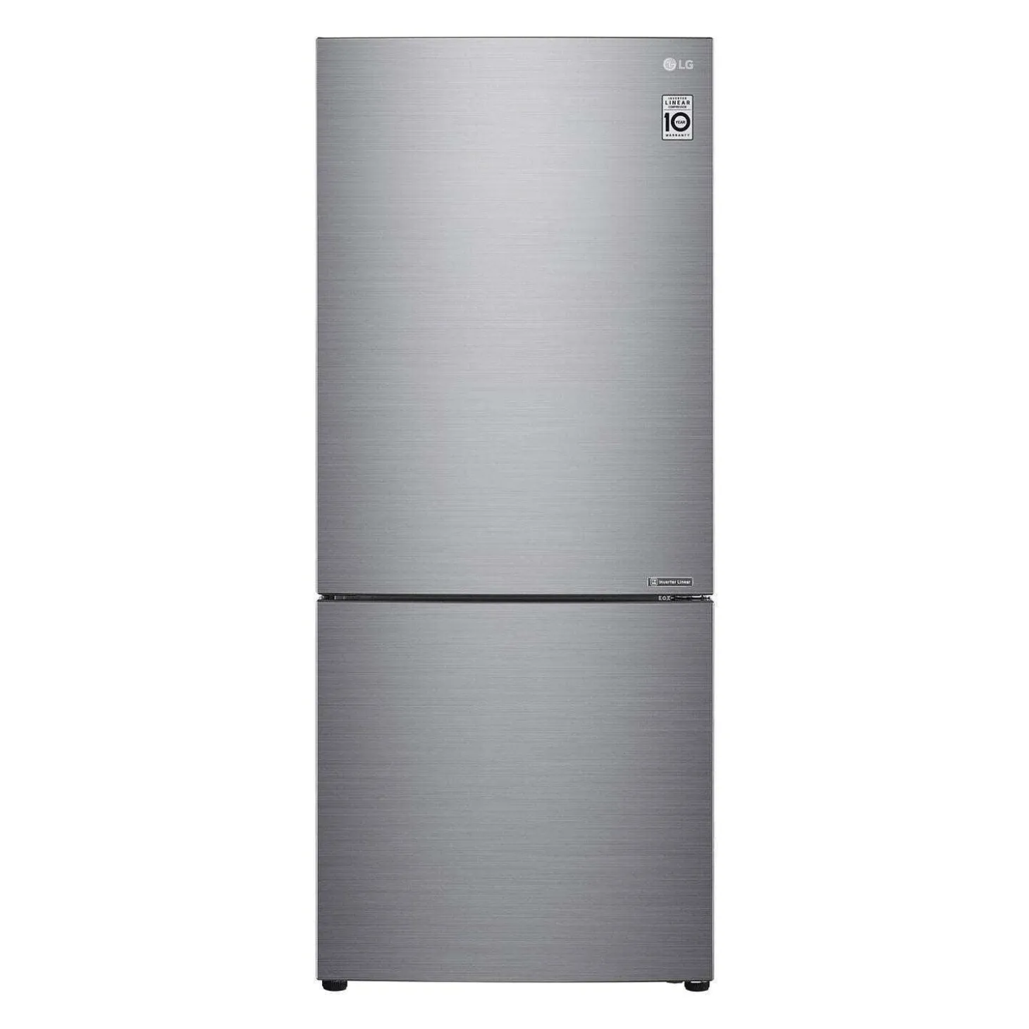LG Réfrigérateur 15 pi3 28 po Argent platine Congélateur en bas - LBNC15251V