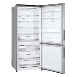 LG Réfrigérateur 15 pi3 28 po Argent platine Congélateur en bas - LBNC15251V