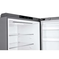 LG Réfrigérateur 15 pi3 28 po Argent platine Congélateur en bas - LBNC15251V