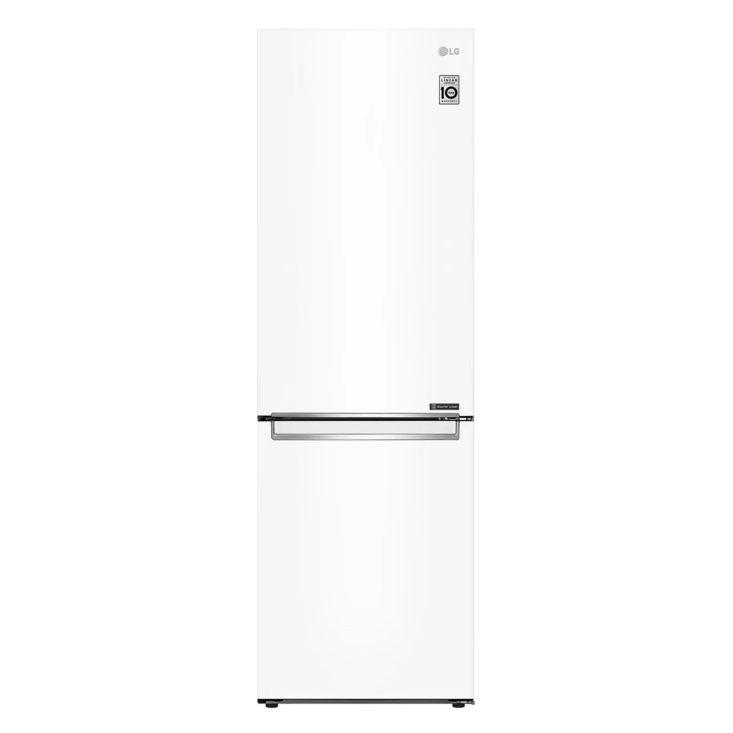 LG Réfrigérateur 12 pi3 24 po Blanc Congélateur en bas - LBNC12231W