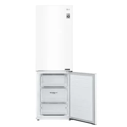 LG Réfrigérateur 12 pi3 24 po Blanc Congélateur en bas - LBNC12231W