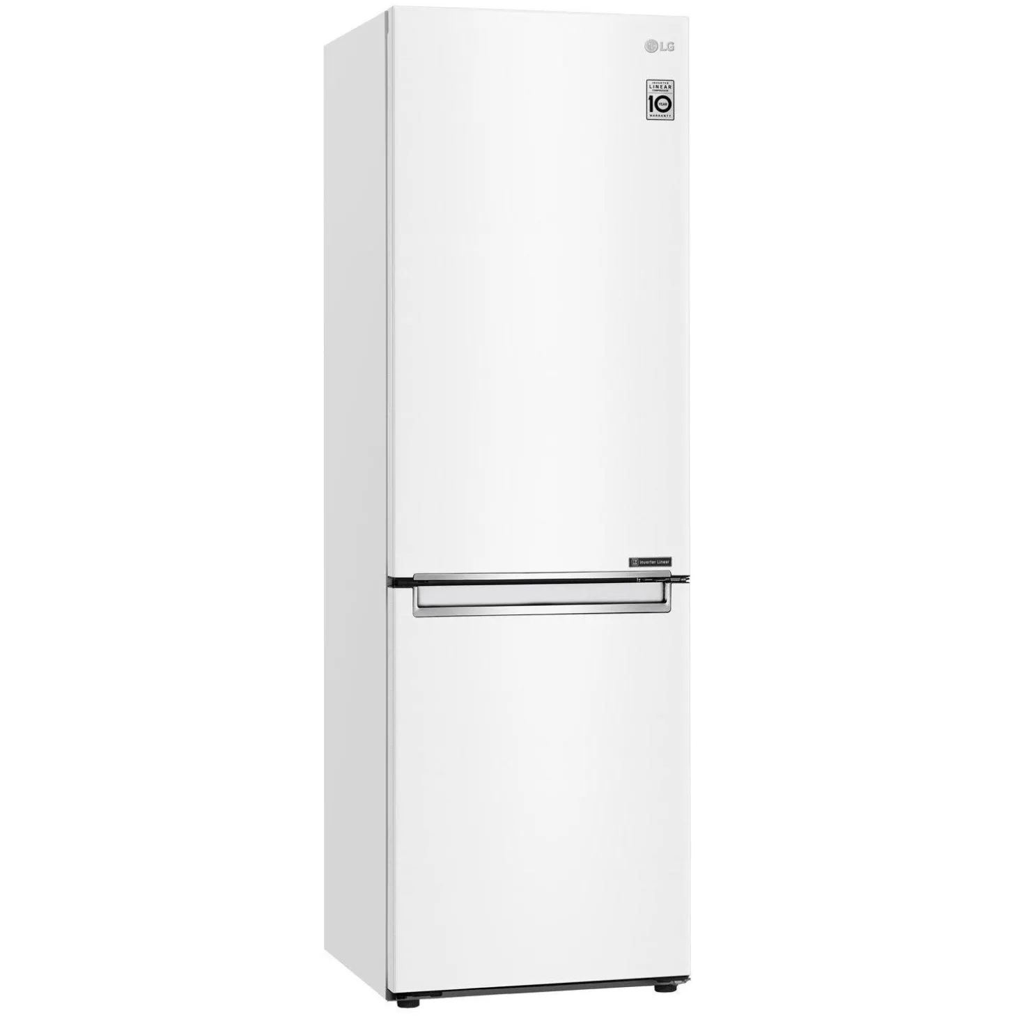 LG Réfrigérateur 12 pi3 24 po Blanc Congélateur en bas - LBNC12231W