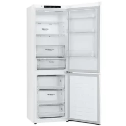 LG Réfrigérateur 12 pi3 24 po Blanc Congélateur en bas - LBNC12231W
