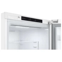 LG Réfrigérateur 12 pi3 24 po Blanc Congélateur en bas - LBNC12231W