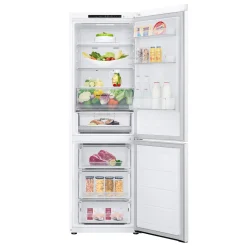 LG Réfrigérateur 12 pi3 24 po Blanc Congélateur en bas - LB12C2000W