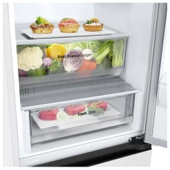 LG Réfrigérateur 12 pi3 24 po Blanc Congélateur en bas - LB12C2000W