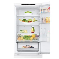 LG Réfrigérateur 12 pi3 24 po Blanc Congélateur en bas - LB12C2000W