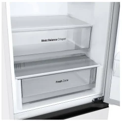 LG Réfrigérateur 12 pi3 24 po Blanc Congélateur en bas - LB12C2000W