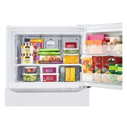 LG Réfrigérateur 20 pi3 30 po Blanc Congélateur en haut - LTCS20020W