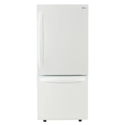 LG Réfrigérateur 22 pi3 30 po Blanc Congélateur en bas - LRDNS2200W