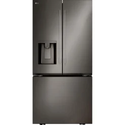 LG Réfrigérateur 25 pi3 33 po Inox Noir Portes françaises - LF25H6330D