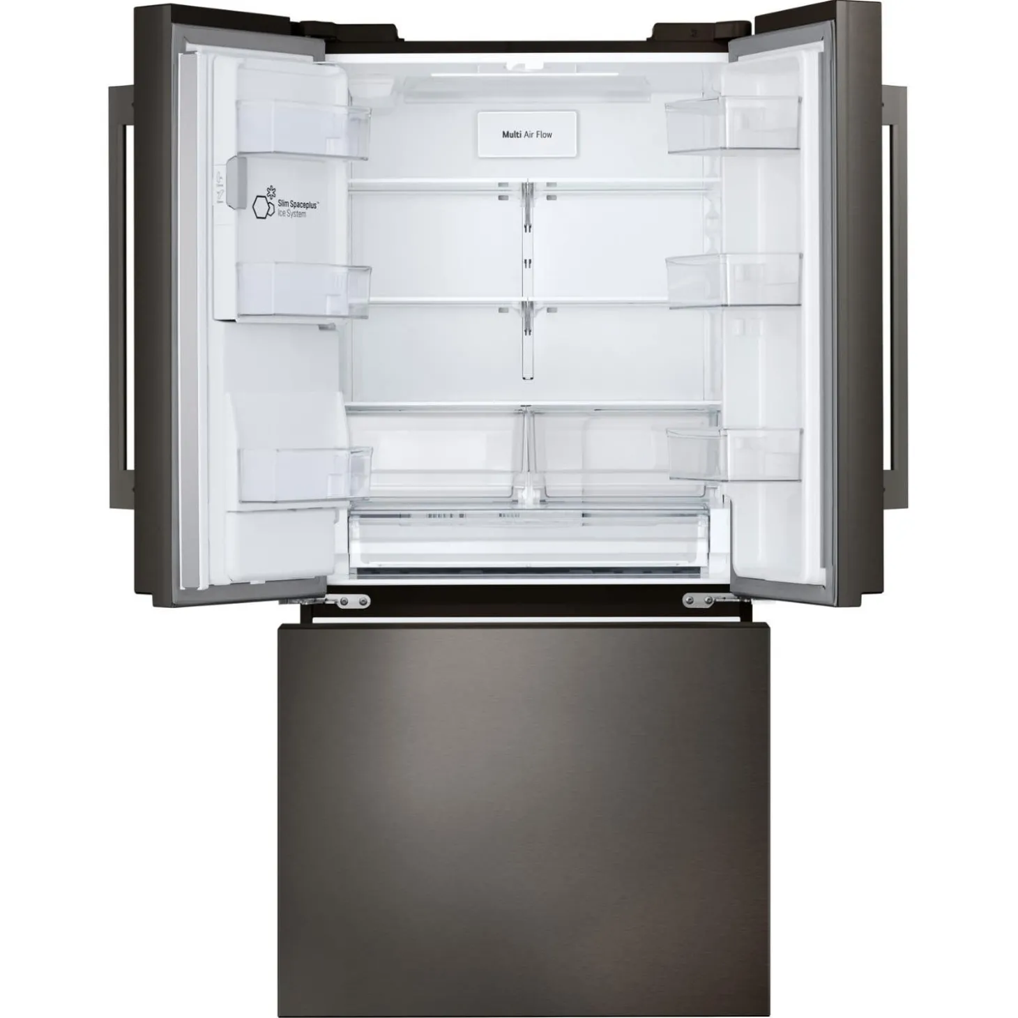 LG Réfrigérateur 25 pi3 33 po Inox Noir Portes françaises - LF25H6330D