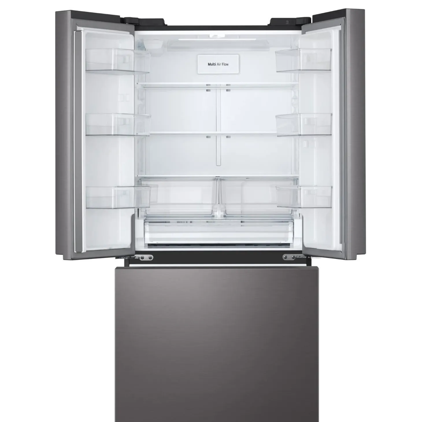 LG Réfrigérateur 25 pi3 33 po Inox Noir Portes françaises - LF25S6200D