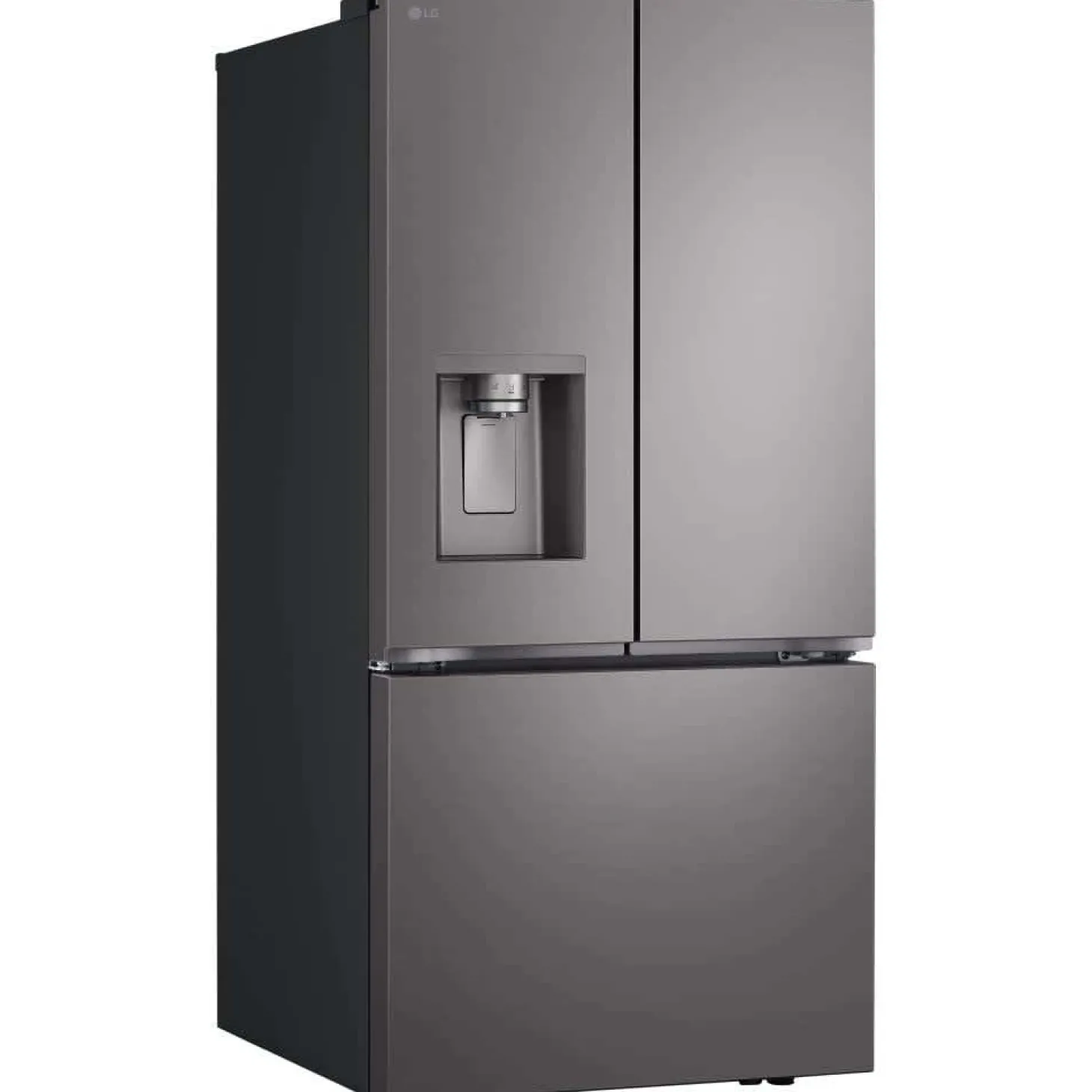 LG Réfrigérateur 25 pi3 33 po Inox Noir Portes françaises - LF25S6330D