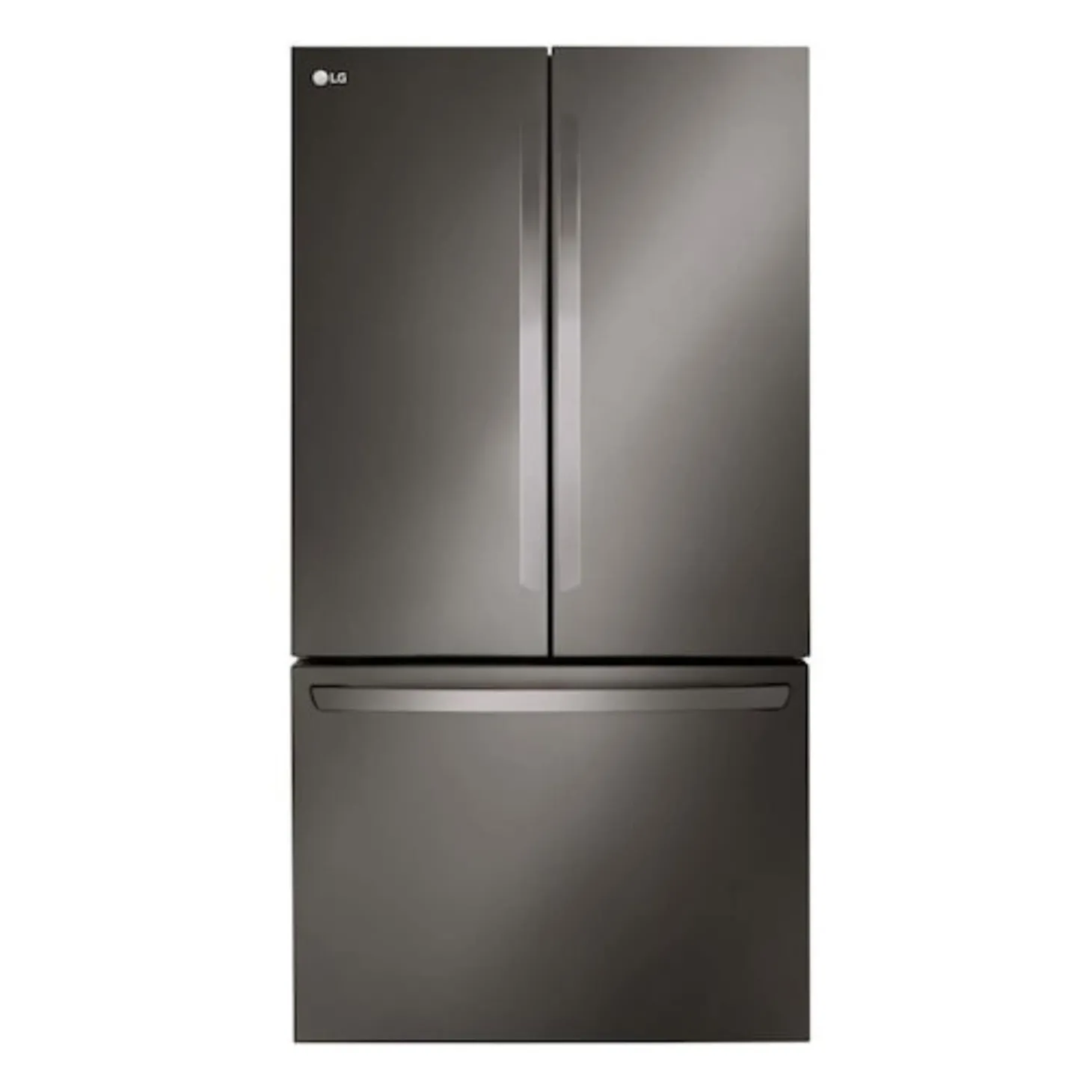 LG Réfrigérateur 27 pi3 36 po Inox Noir Portes françaises - LRFLC2706D