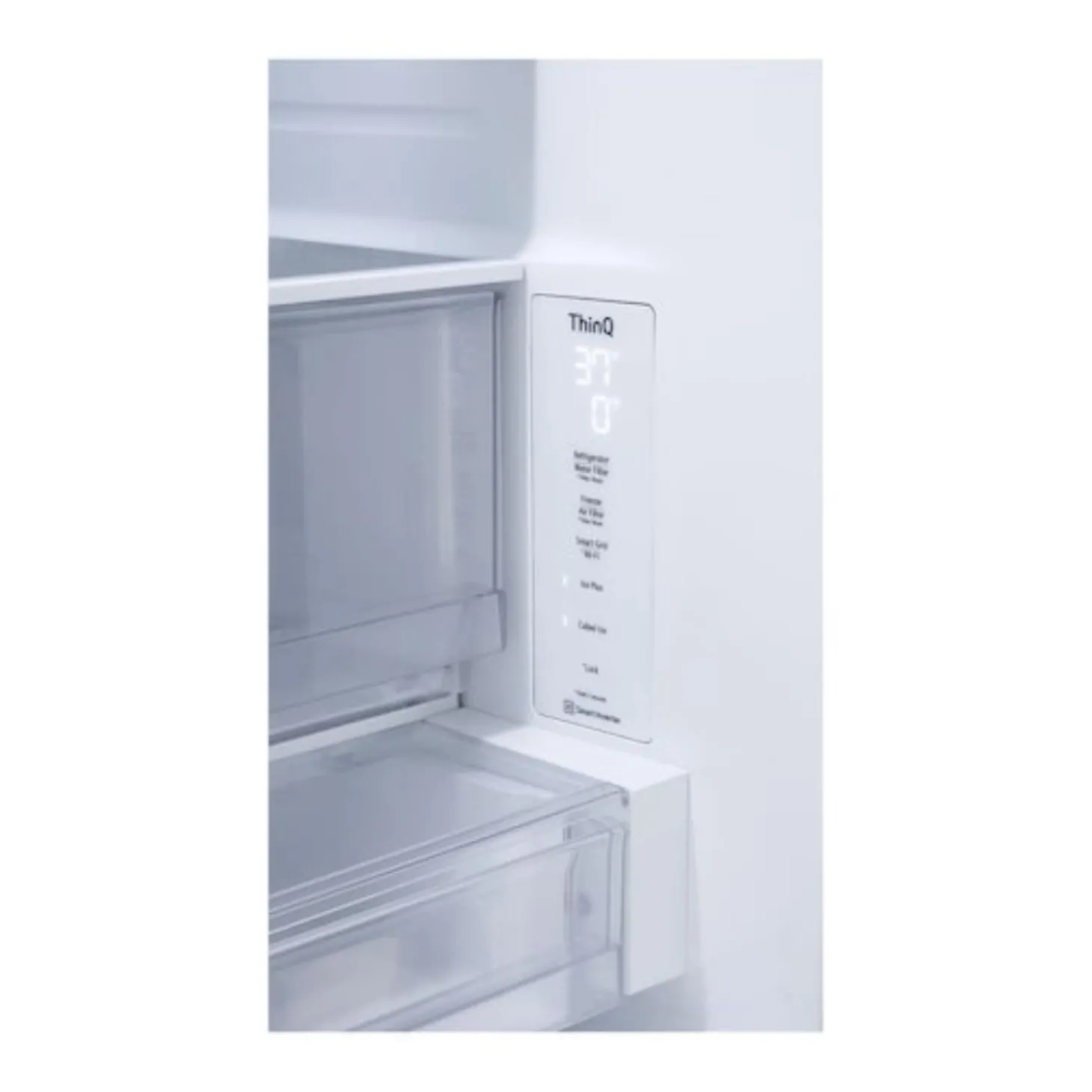 LG Réfrigérateur 27 pi3 36 po Inox Noir Portes françaises - LRFLC2706D