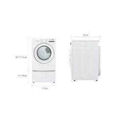 LG Sécheuse Chargement frontal Blanc 27