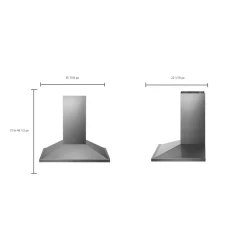 LG STUDIO Hotte cheminée Cheminée Blanc 36