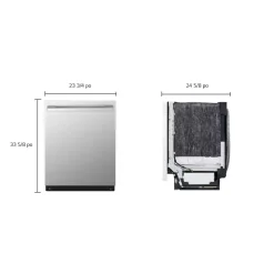 LG STUDIO Lave-vaisselle Encastré Acier inoxydable 24