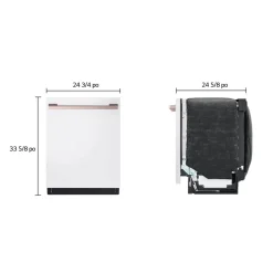 LG STUDIO Lave-vaisselle Encastré Blanc 24