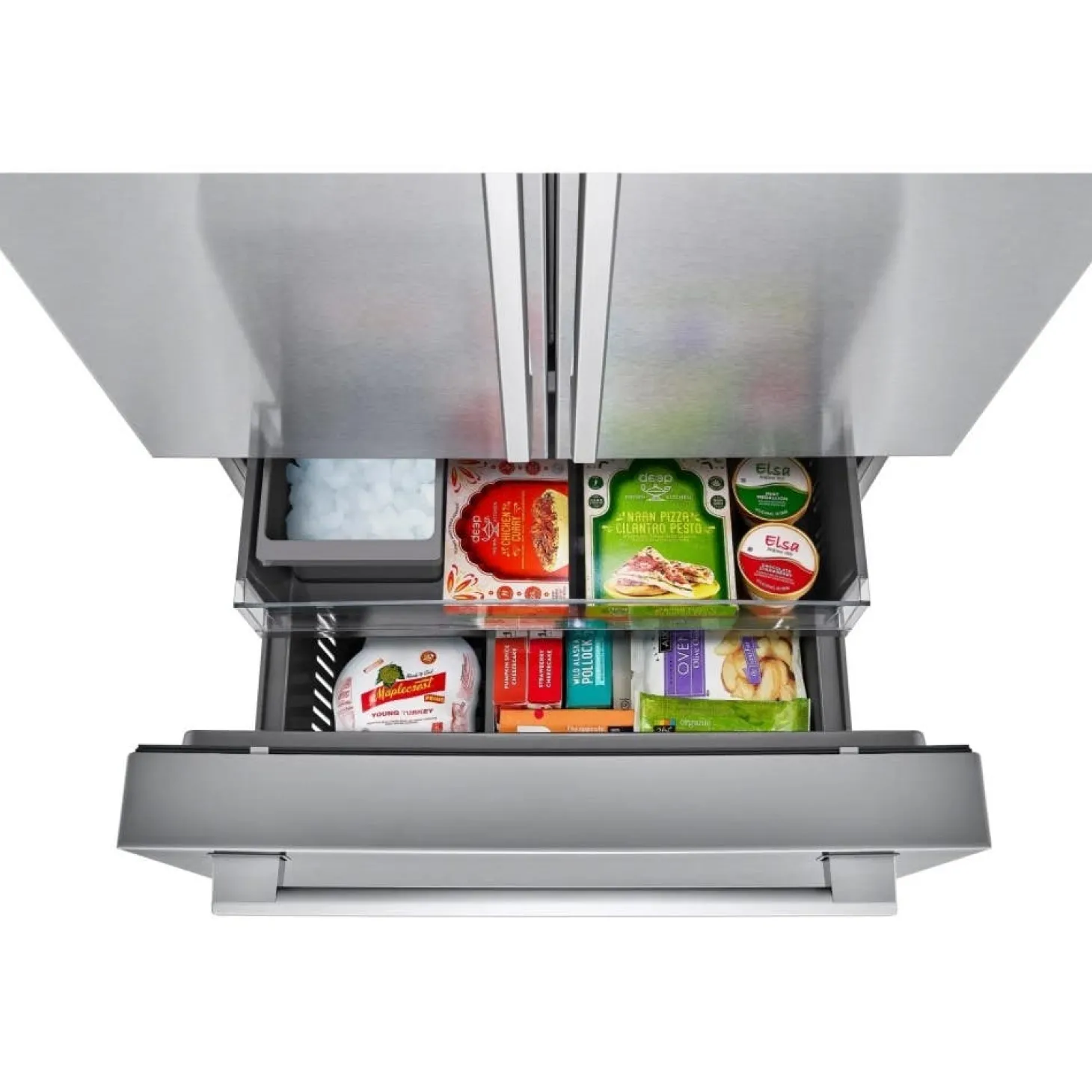 LG STUDIO Réfrigérateur 26,5 pi3 36 po Acier inoxydable Portes françaises - SRFB27S3