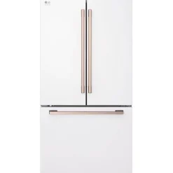LG STUDIO Réfrigérateur 27 pi3 36 po Blanc Portes françaises - SRFB27W3