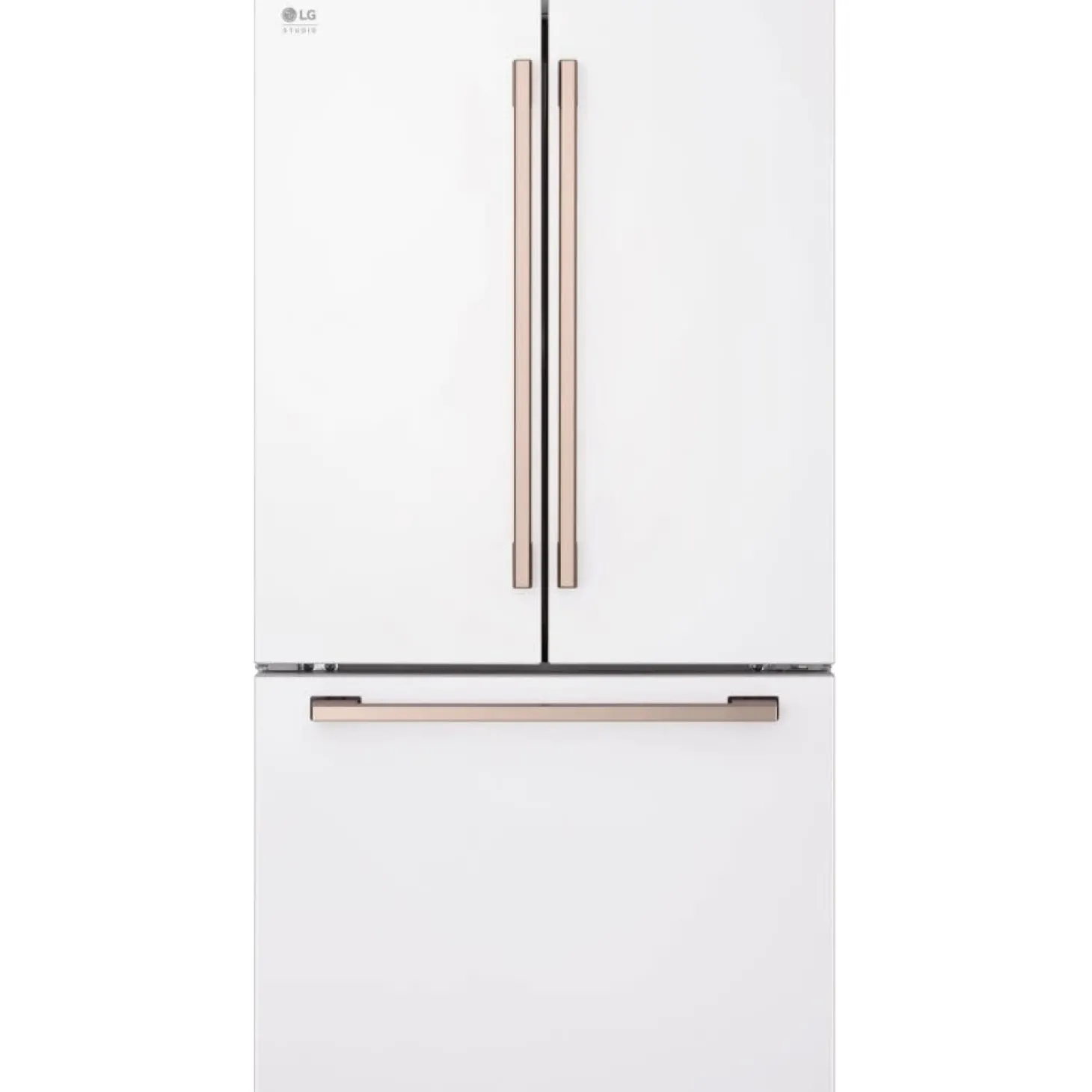 LG STUDIO Réfrigérateur 27 pi3 36 po Blanc Portes françaises - SRFB27W3