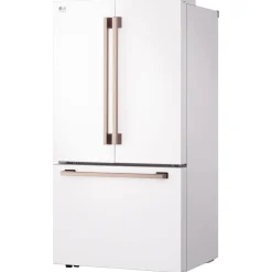 LG STUDIO Réfrigérateur 27 pi3 36 po Blanc Portes françaises - SRFB27W3