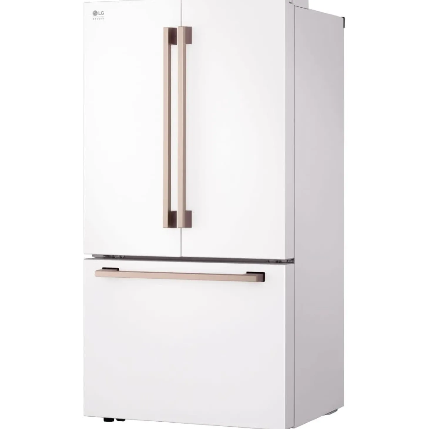 LG STUDIO Réfrigérateur 27 pi3 36 po Blanc Portes françaises - SRFB27W3