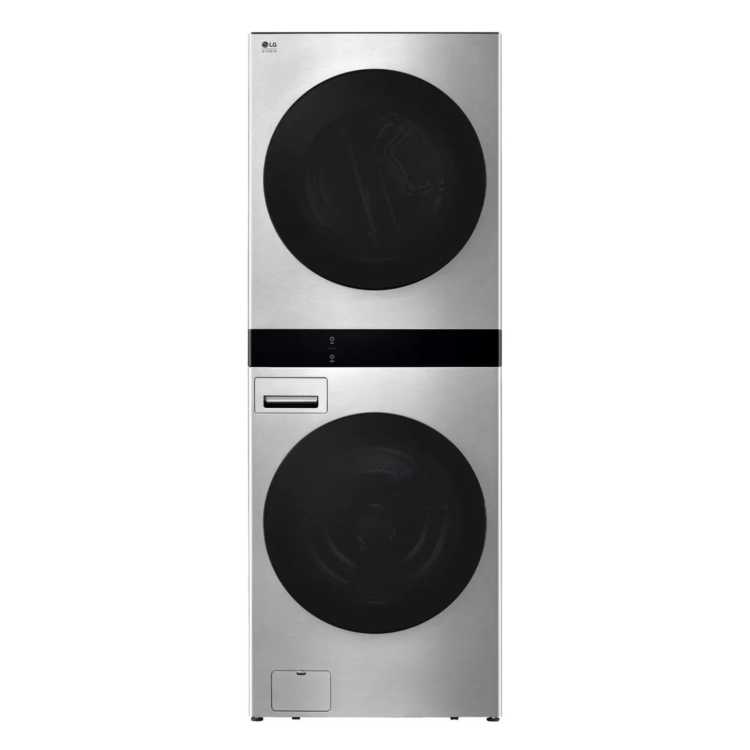 LG STUDIO Tour de lavage, Acier inoxydable, 27", Chargement frontal - SWWE50N3
