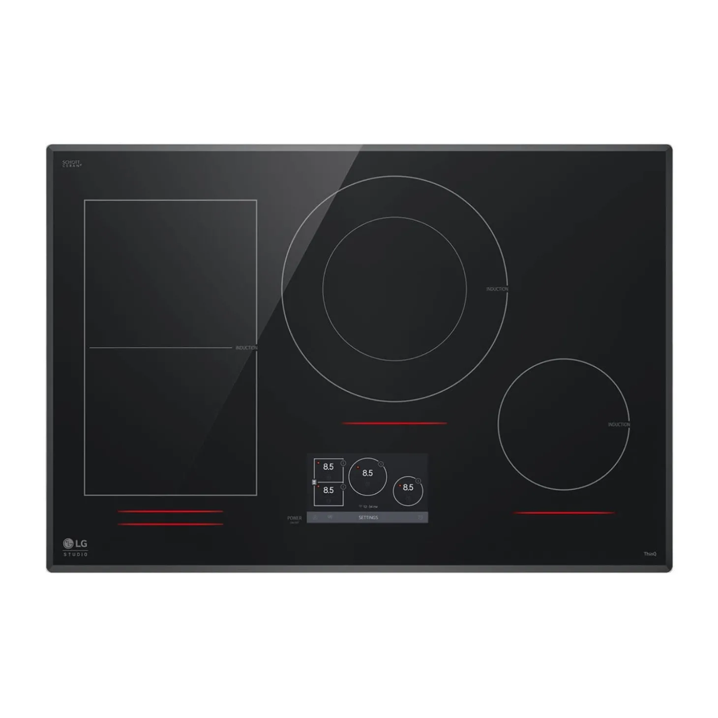 LG Table de cuisson Induction Noir 31" Noir - CBIS3018BE