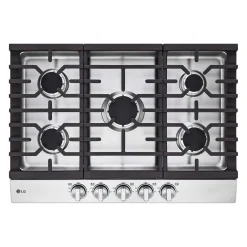 LG Table de cuissonAcier inoxydable 30" Gaz Acier inoxydable - CBGJ3023S