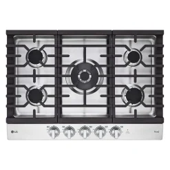 LG Table de cuissonAcier inoxydable 30" Gaz Acier inoxydable - CBGJ3027S