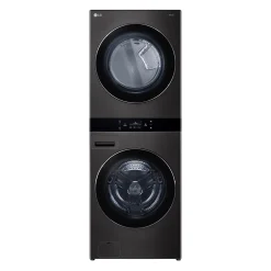 LG Tour de lavage, Acier noir, 27", Chargement frontal - WKEX300HBA