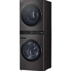 LG Tour de lavage, Acier noir, 27", Chargement frontal - WKHC252HBA