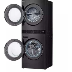 LG Tour de lavage, Acier noir, 27", Chargement frontal - WKHC252HBA