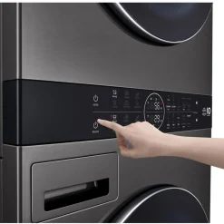 LG Tour de lavage, Acier noir, 27