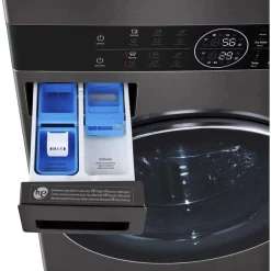 LG Tour de lavage, Acier noir, 27