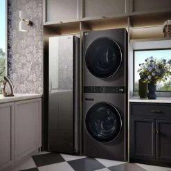 LG Tour de lavage, Acier noir, 27