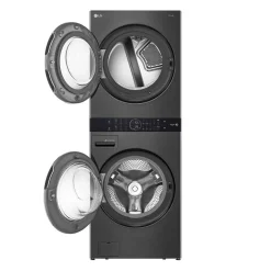 LG Tour de lavage, Acier noir, 27", Chargement frontal - WKEX200HBA