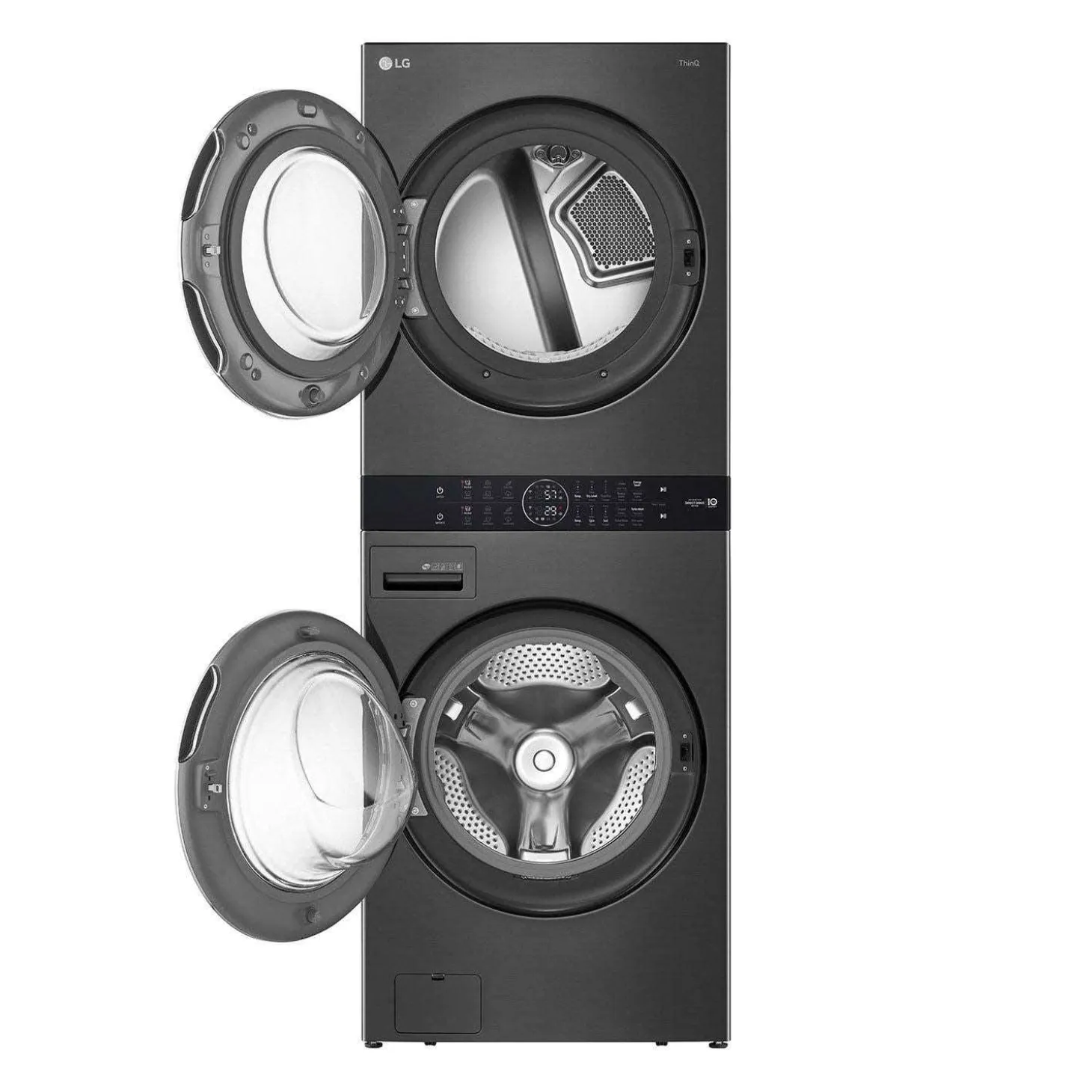 LG Tour de lavage, Acier noir, 27", Chargement frontal - WKEX200HBA