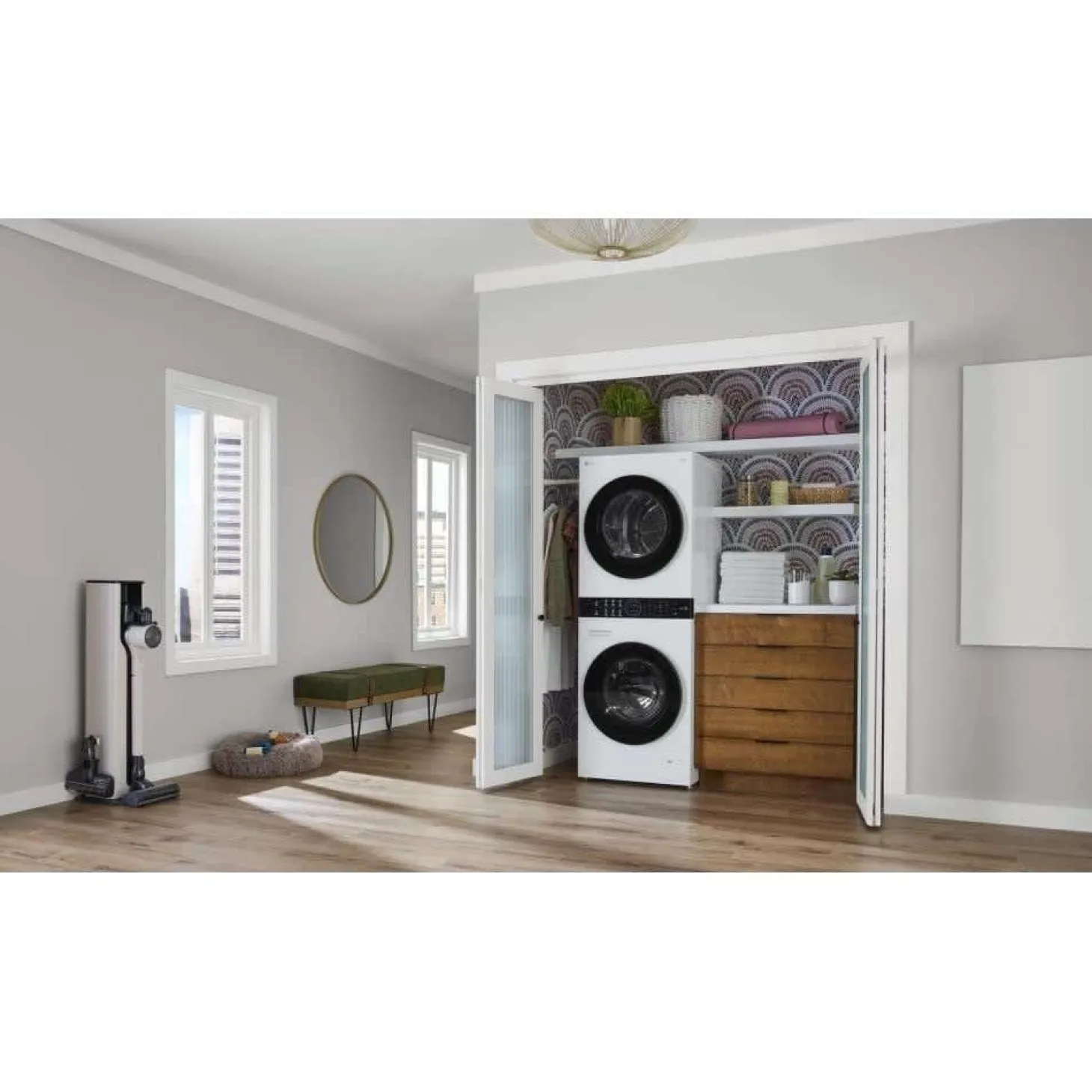 LG Tour de lavage, Blanc, 24", Chargement frontal - WKHC152HWA