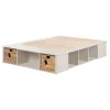 Lit avec paniers de rangement (54'') - South Shore