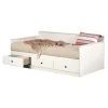 Lit de jour simple avec rangement 3 tiroirs (39") - South Shore