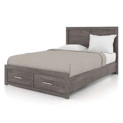 Lit double 54" - gris